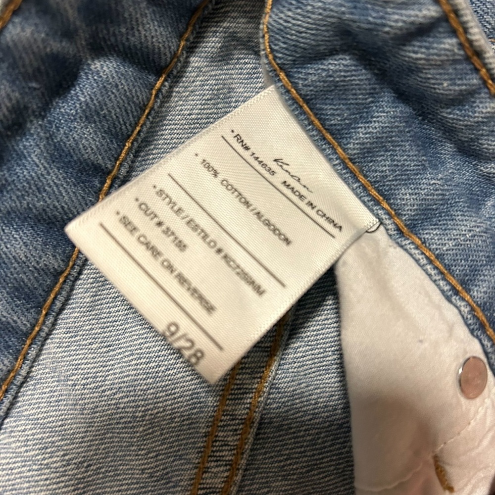 Kancan Jean shorts distressed
